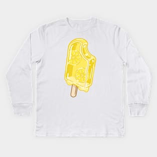 Lemon popsicle Kids Long Sleeve T-Shirt